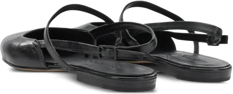 Pomme D´Or Slingback pumps met puntige neus Zwart - Foto 3