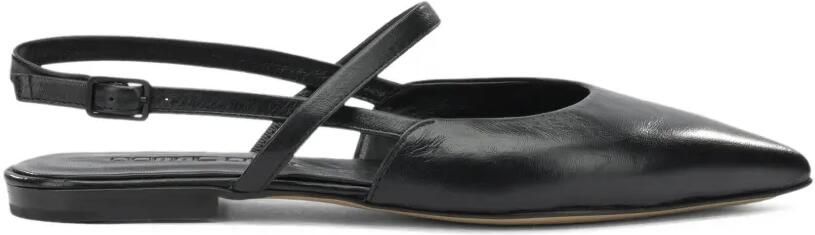 Pomme D´Or Slingback pumps met puntige neus Zwart - Foto 4