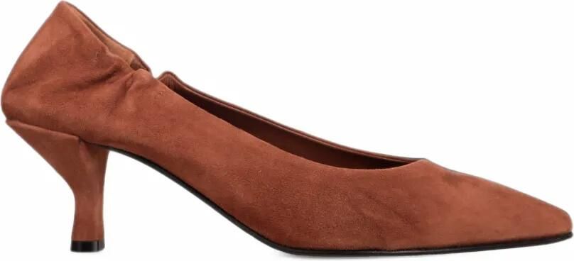 Pomme D´Or suede pointed-toe pumps Bruin