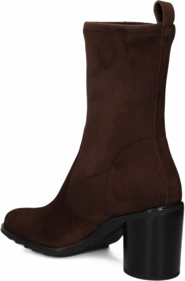 PONS QUINTANA suede block-heel ankle boots Bruin - Foto 3