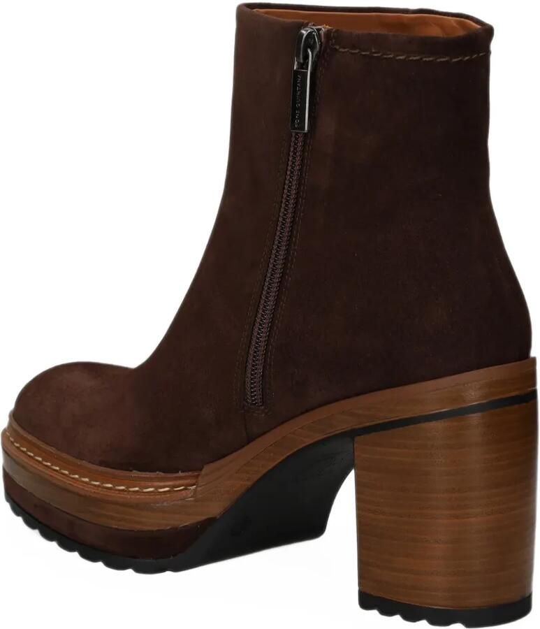 PONS QUINTANA suede platform ankle boots Bruin - Foto 3