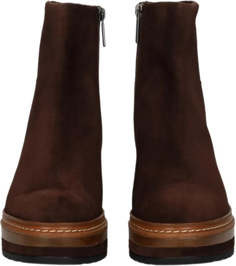 PONS QUINTANA suede platform ankle boots Bruin - Foto 2
