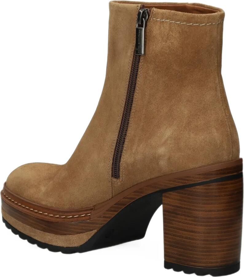 PONS QUINTANA suede platform ankle boots Bruin - Foto 2