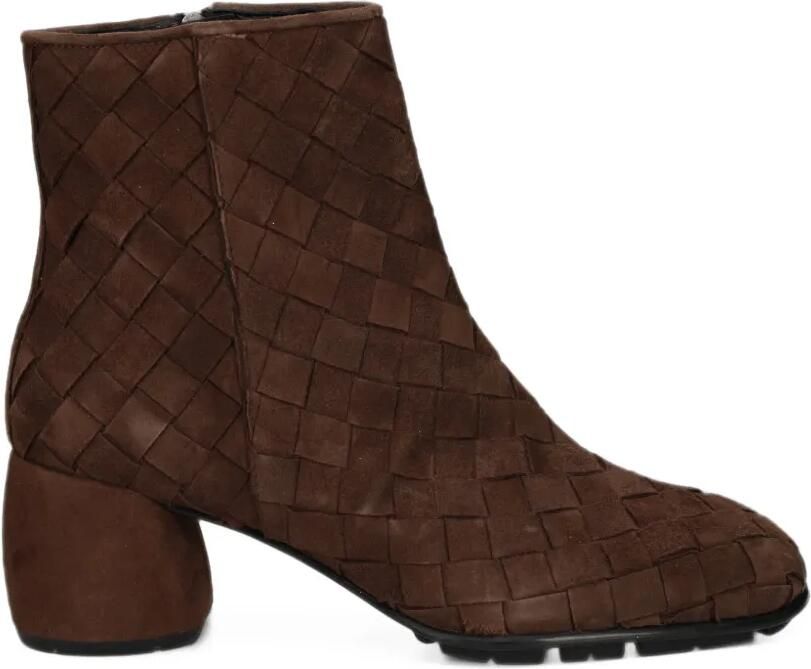 PONS QUINTANA woven leather ankle boots Bruin