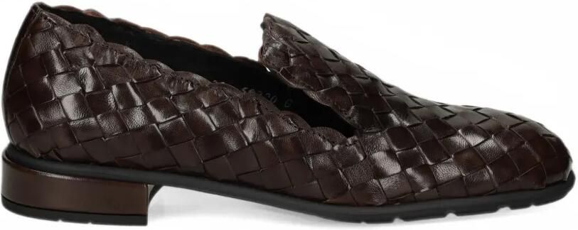 PONS QUINTANA woven leather loafers Bruin