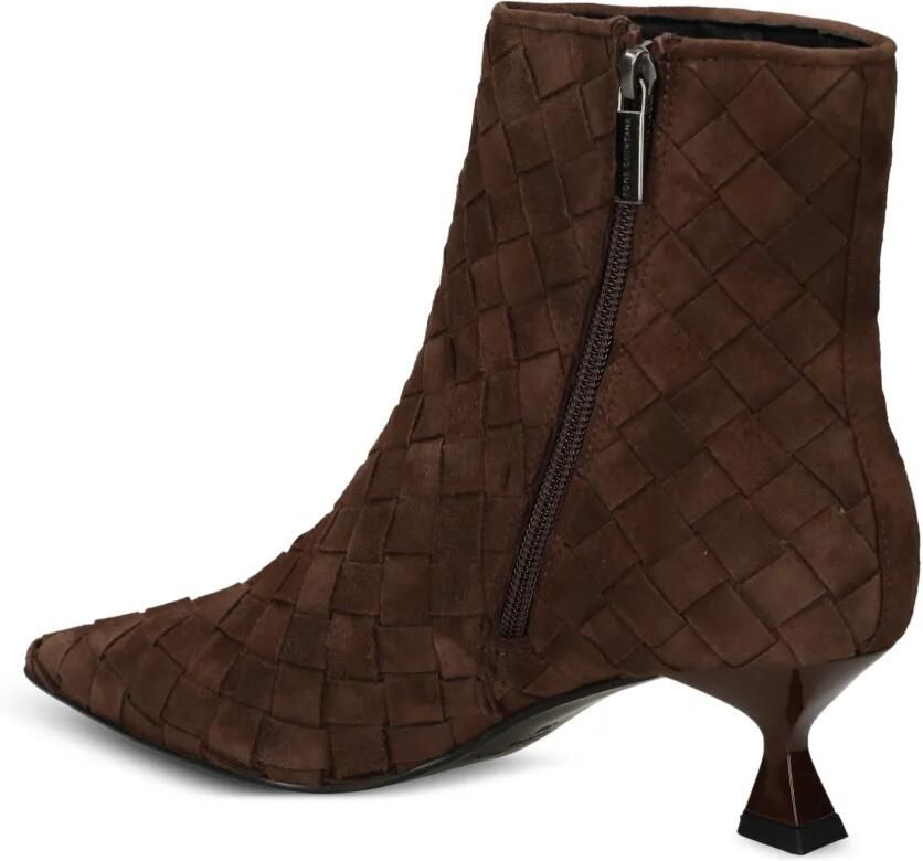 PONS QUINTANA woven suede ankle boots Bruin - Foto 3