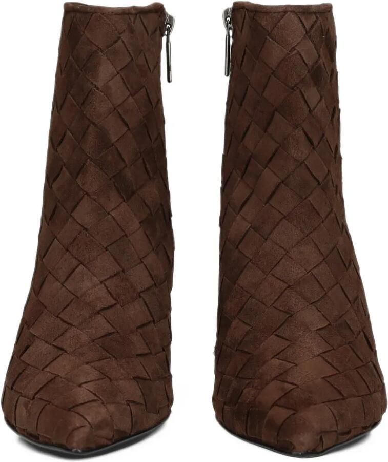 PONS QUINTANA woven suede ankle boots Bruin - Foto 2
