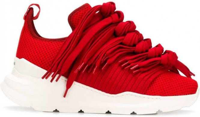 Ports 1961 Lace42 sneakers met franje Rood