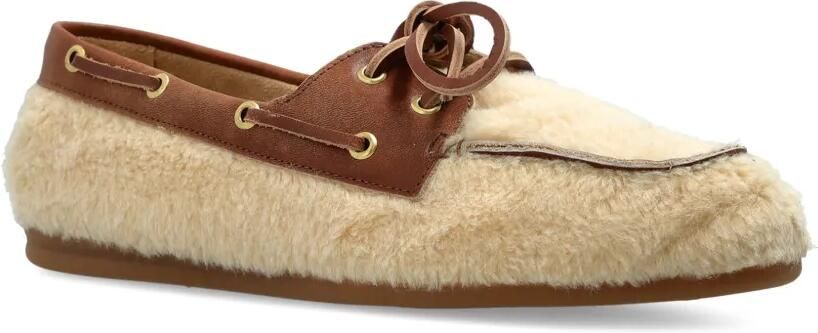 Posa Alpina leren bootschoenen met lammy-afwerking Beige - Foto 4