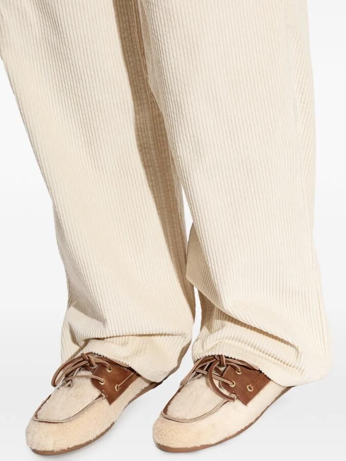 Posa Alpina leren bootschoenen met lammy-afwerking Beige - Foto 2