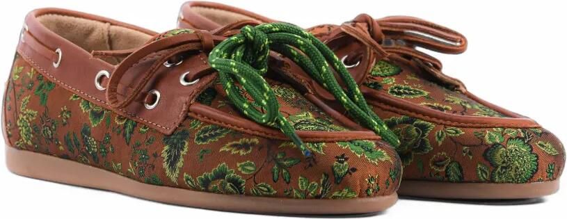 Posa jacquard-woven loafers Bruin - Foto 4
