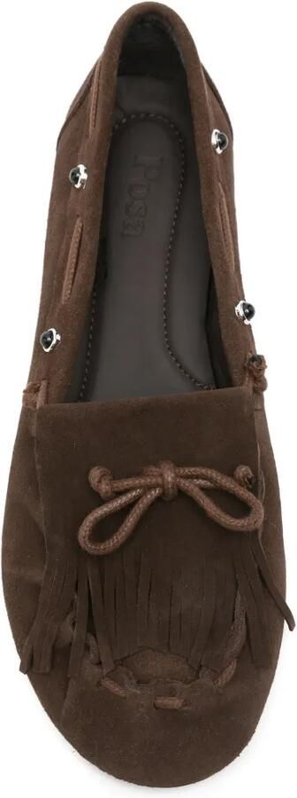 Posa Loafers met franje Bruin - Foto 3