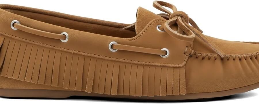 Posa Loafers met franje Bruin
