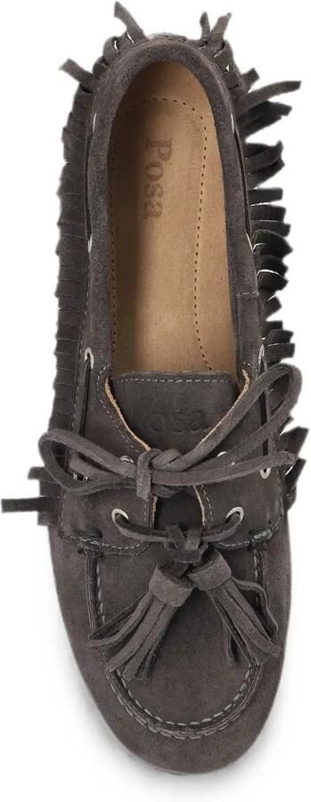 Posa Loafers met kwastje en franje Grijs - Foto 3