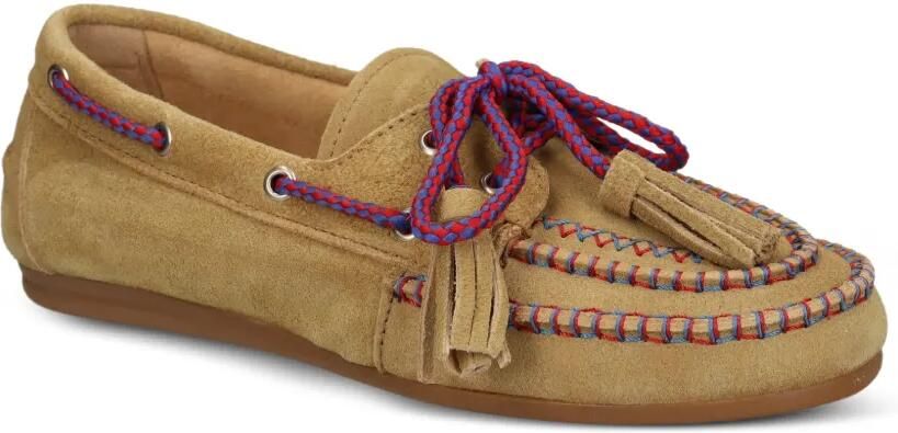 Posa Loafers met kwastje en veters Beige - Foto 3