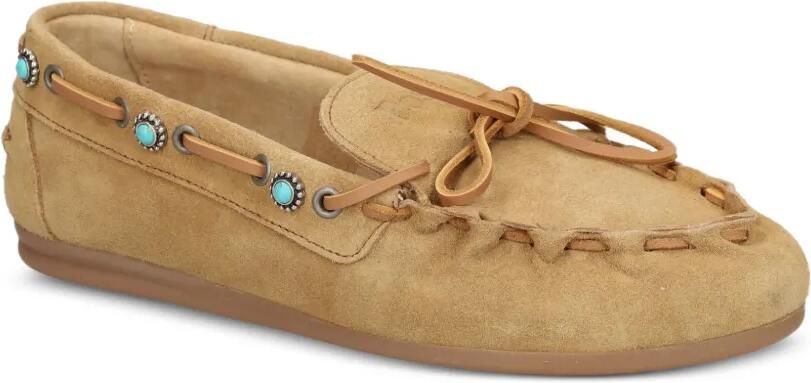 Posa Loafers verfraaid met turkoois Beige - Foto 4