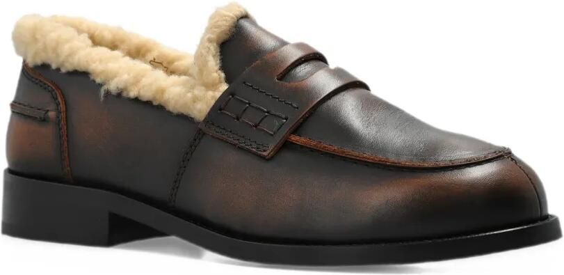 Posa Penny Fur penny-slot loafers Bruin - Foto 4