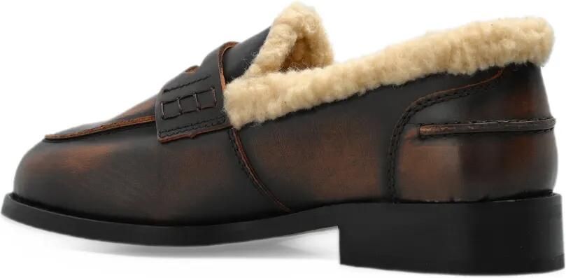 Posa Penny Fur penny-slot loafers Bruin - Foto 3