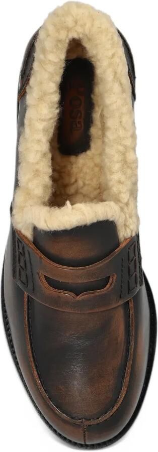 Posa Penny Fur penny-slot loafers Bruin - Foto 5