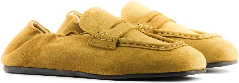 Posa Penny loafers met vierkante neus Bruin - Foto 5
