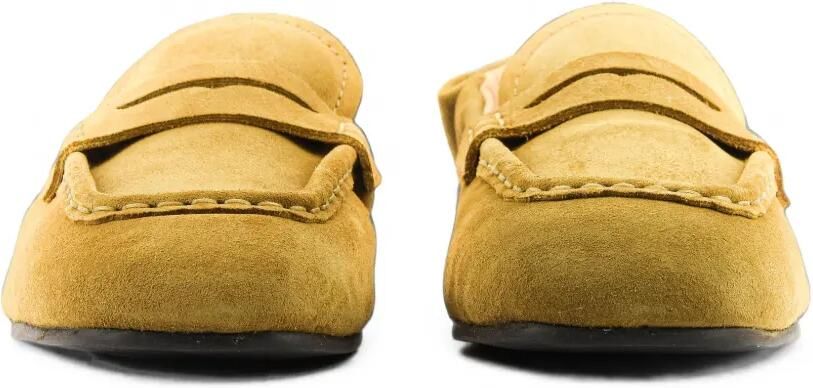 Posa Penny loafers met vierkante neus Bruin - Foto 4
