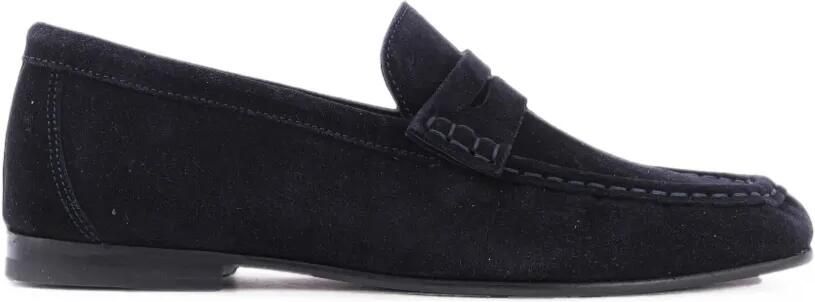 Posa Penny suède loafers Blauw