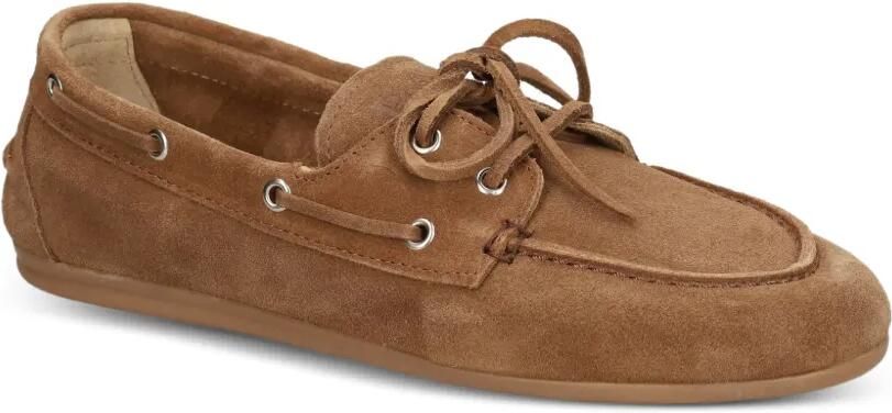Posa Suède loafers met veters Bruin - Foto 4