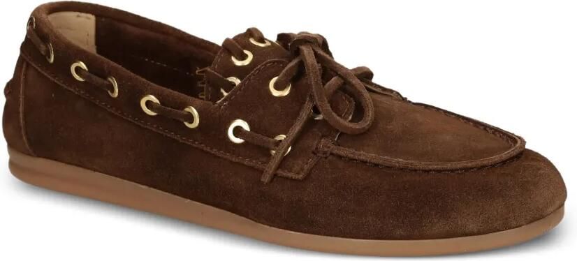 Posa Suède loafers met veters Bruin - Foto 3
