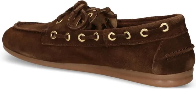 Posa Suède loafers met veters Bruin - Foto 4