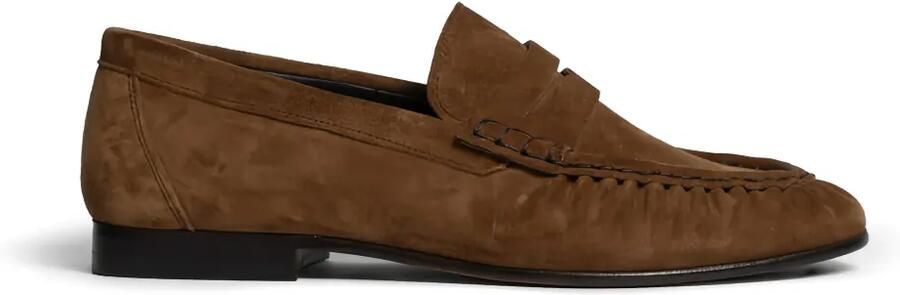 Posa Suède penny loafers Bruin