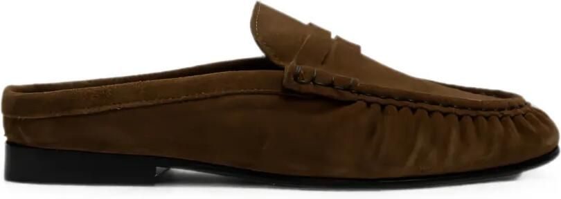 Posa Suède penny loafers Bruin