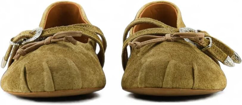 Posa Vita ballerina's met gespsluiting Bruin - Foto 3