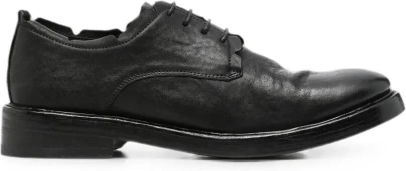 Post Archive Faction Gerafelde derby veterschoenen Zwart