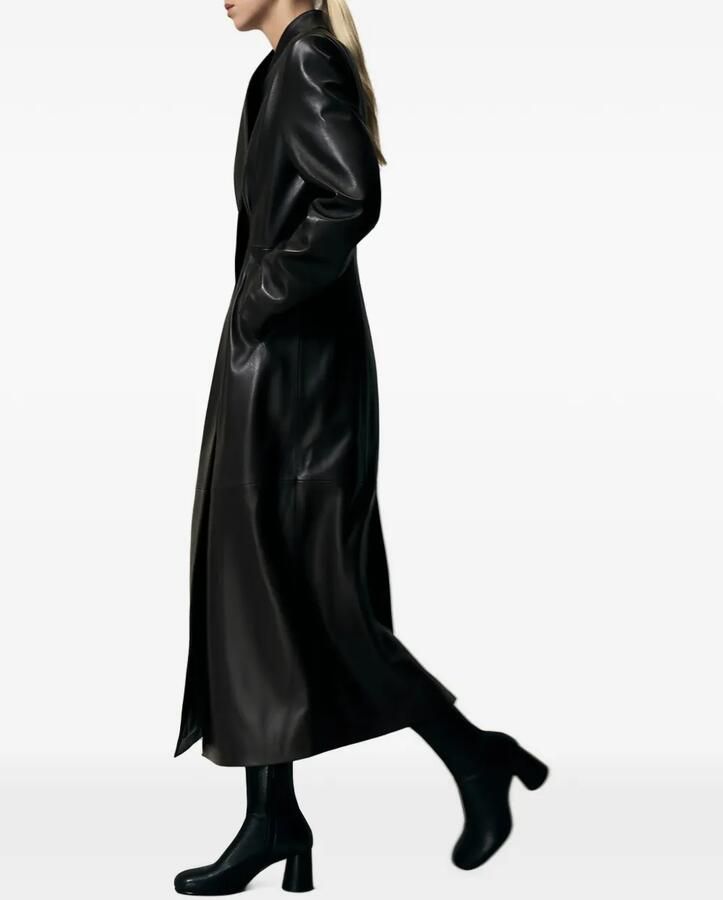 POTAMY Leren enkellaarzen Zwart - Foto 3