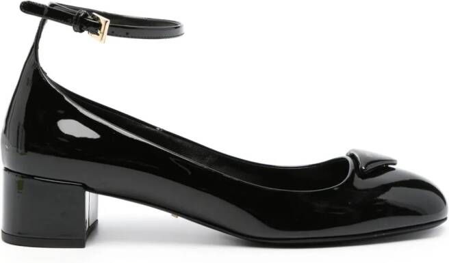 Prada 35mm lakleren pumps Zwart