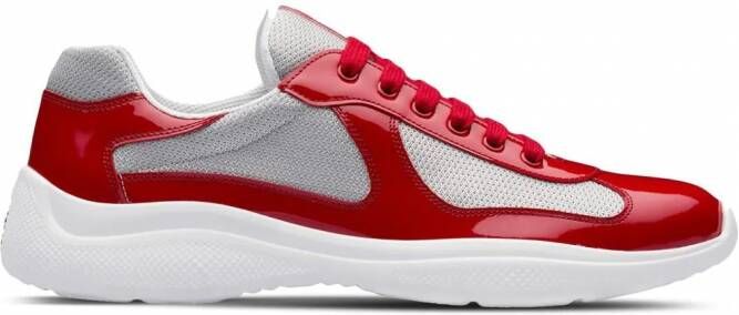 Prada America's Cup low-top sneakers Rood