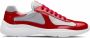 Prada America's Cup low-top sneakers Rood - Thumbnail 1