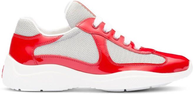 Prada America's Cup low-top sneakers Rood