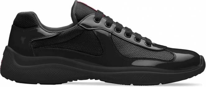 Prada America's Cup low-top sneakers Zwart