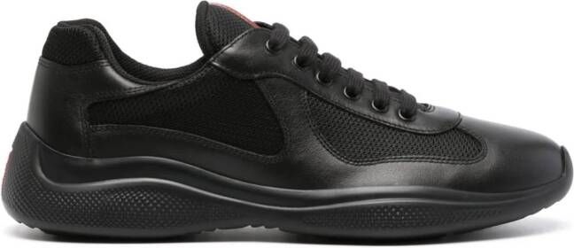 Prada America's Cup sneakers Zwart