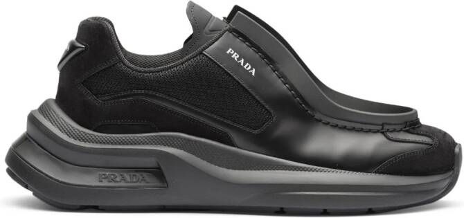 Prada sneakers zwart online