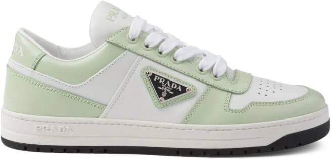 Prada Downtown low-top sneakers Groen