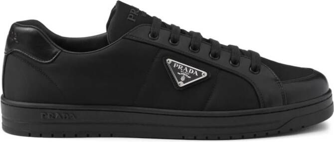 Prada Downtown sneakers met logo Zwart