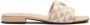 Prada Slippers met logoplakkaat Beige - Thumbnail 1