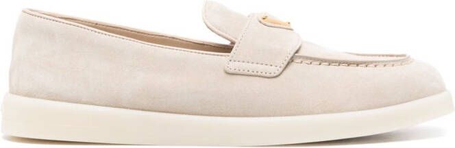 Prada Gewatteerde loafers Beige