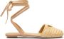 Prada Sandalen met logoplakkaat Beige - Thumbnail 1
