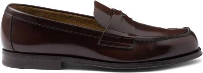 Prada Leren loafers Bruin