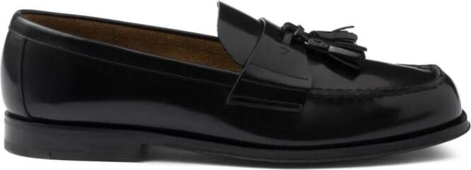 Prada Leren loafers Zwart