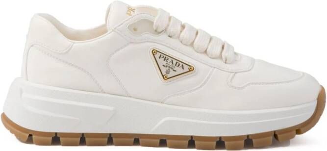 Prada Leren sneakers Wit