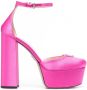 Prada Pumps met logoplakkaat Roze - Thumbnail 1